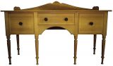 5. 6 legged sideboard with ebonised knobs. Prior to polishing. C.1835